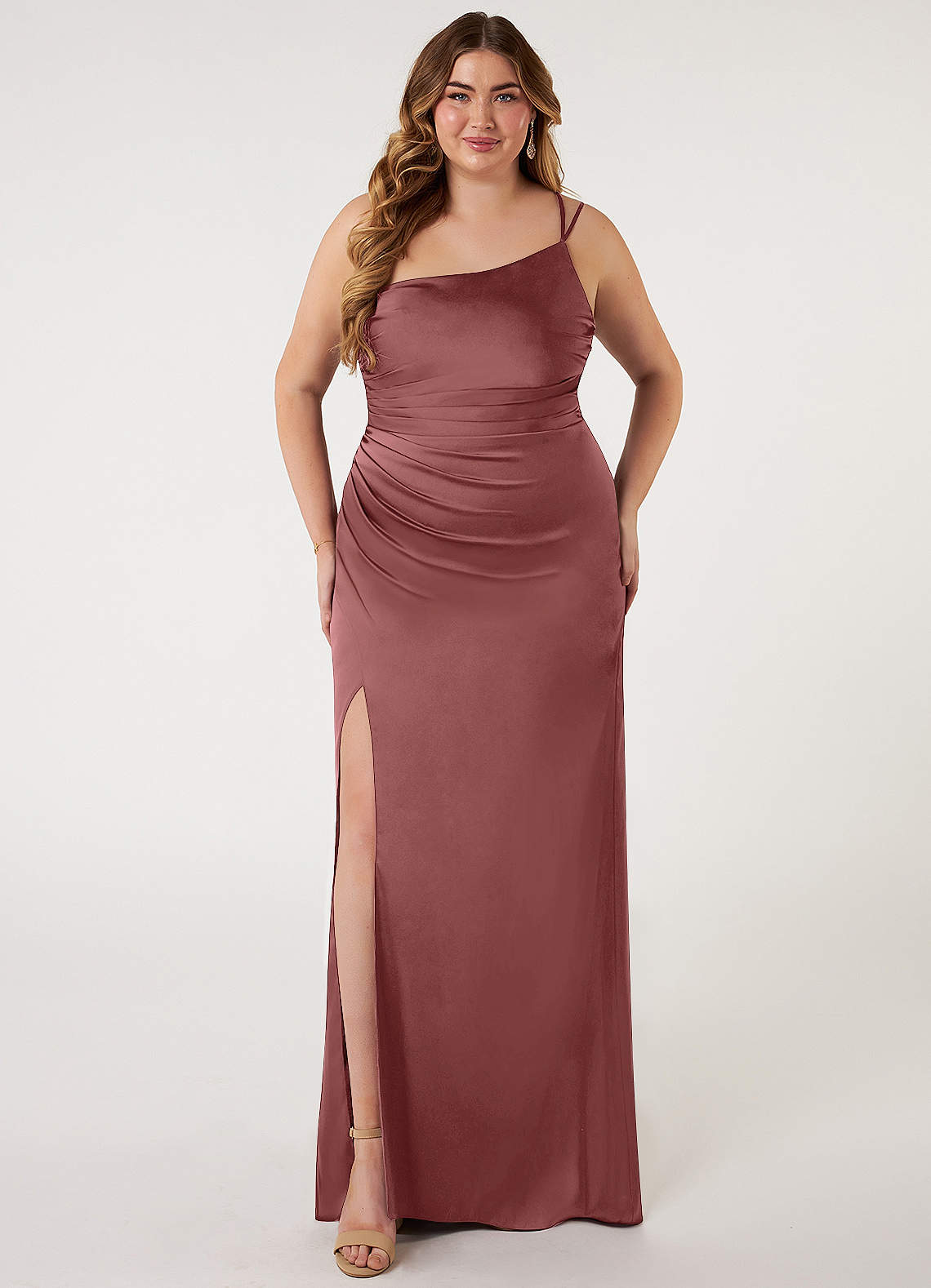 Eren Stretch Satin Dress-AZ5964811 - Final Sale