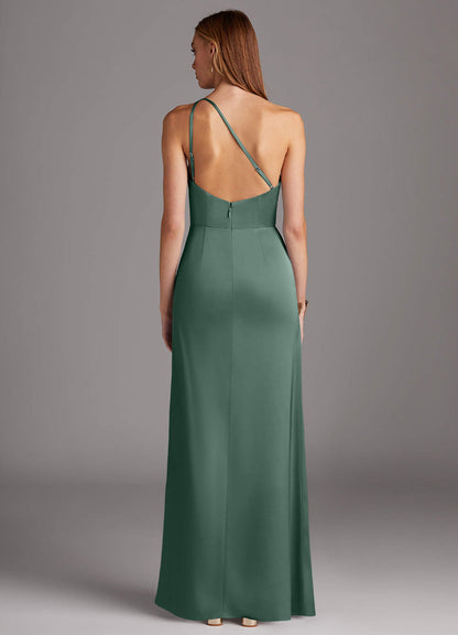 Mika Stretch Satin Dress-AZ5458610 - Final Sale