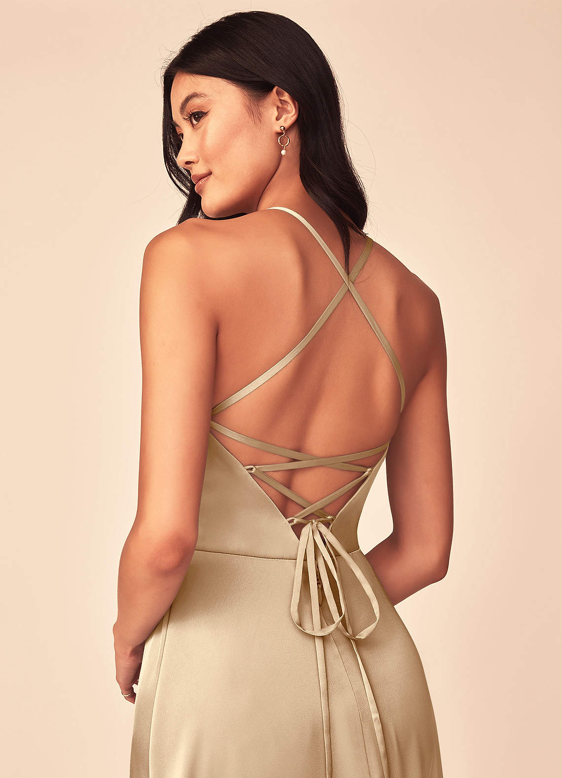 Mei Stretch Satin Dress-AZ62293662 - Final Sale