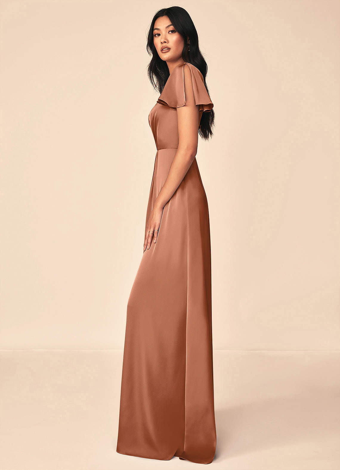 Soren Stretch Satin Dress-AZ5326957 - Final Sale
