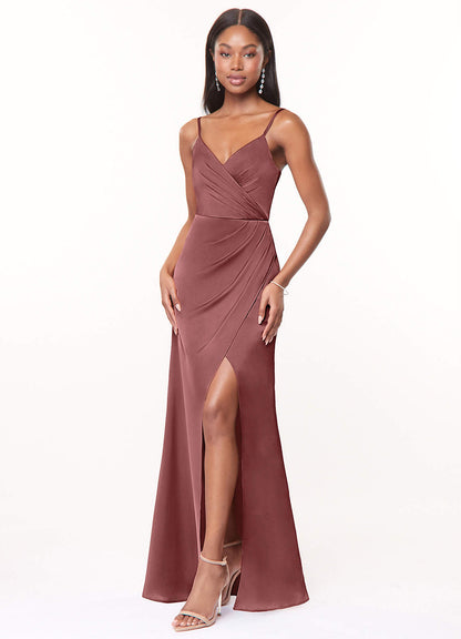 Maci Stretch Satin Dress-AZ5225653 - Final Sale