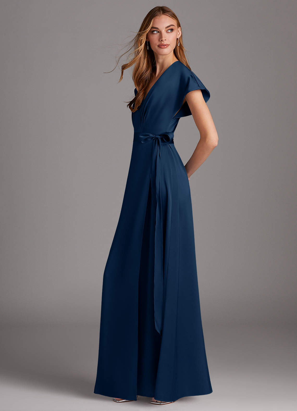 Nico Stretch Satin Dress-AZ5469839-final sale