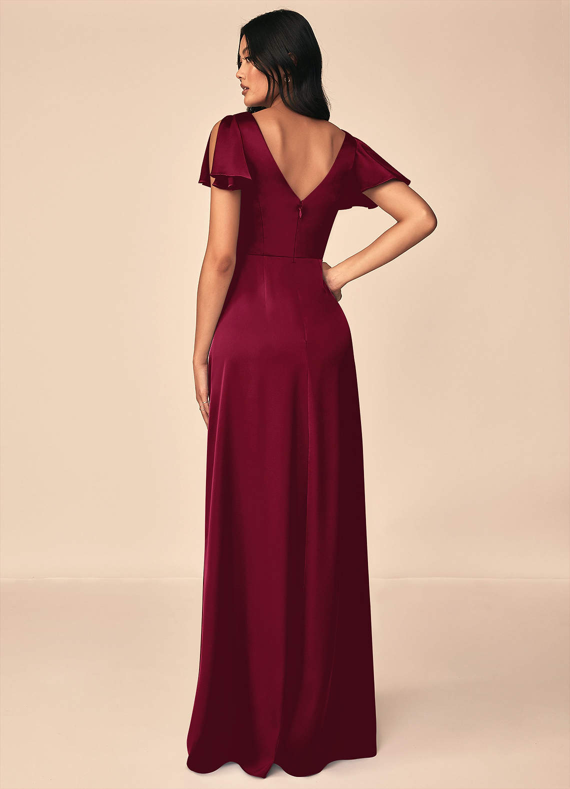 Soren Stretch Satin Dress-AZ94197753-final sale