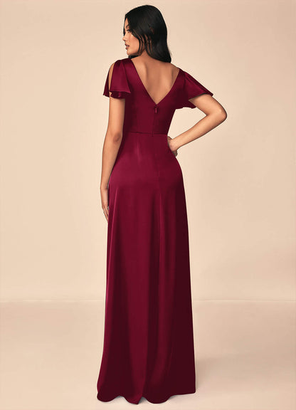 Soren Stretch Satin Dress-AZ94197753-final sale