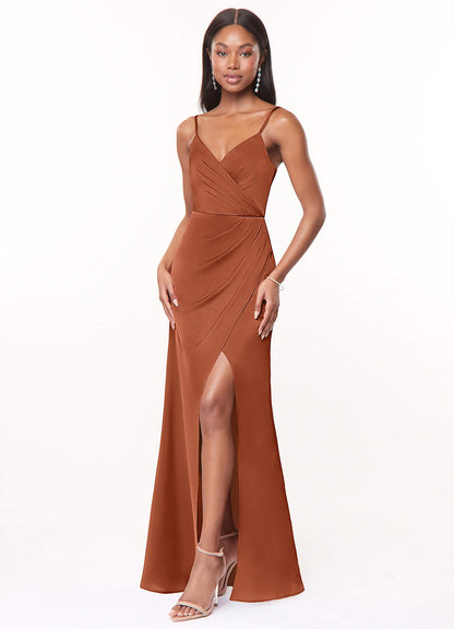 Maci Stretch Satin Dress-AZ5273721 - Final Sale