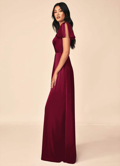 Soren Stretch Satin Dress-AZ94197753-final sale
