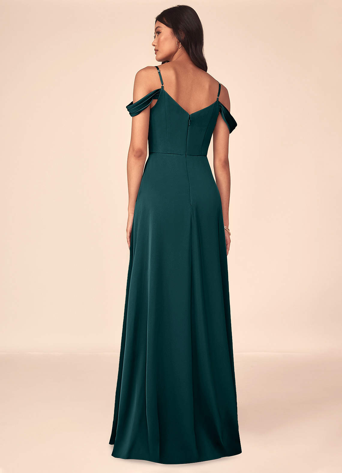Ocean Stretch Satin Dress-AZ5370274 - Final Sale