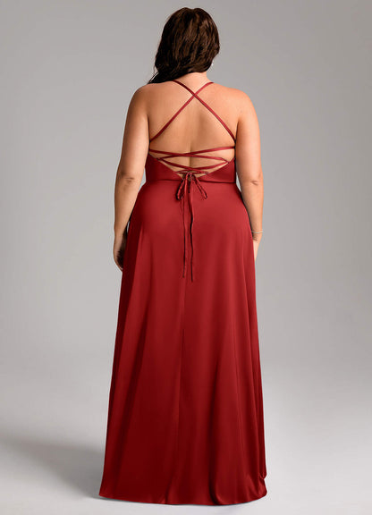 Mei Stretch Satin Dress-AZ99127343 - Final Sale