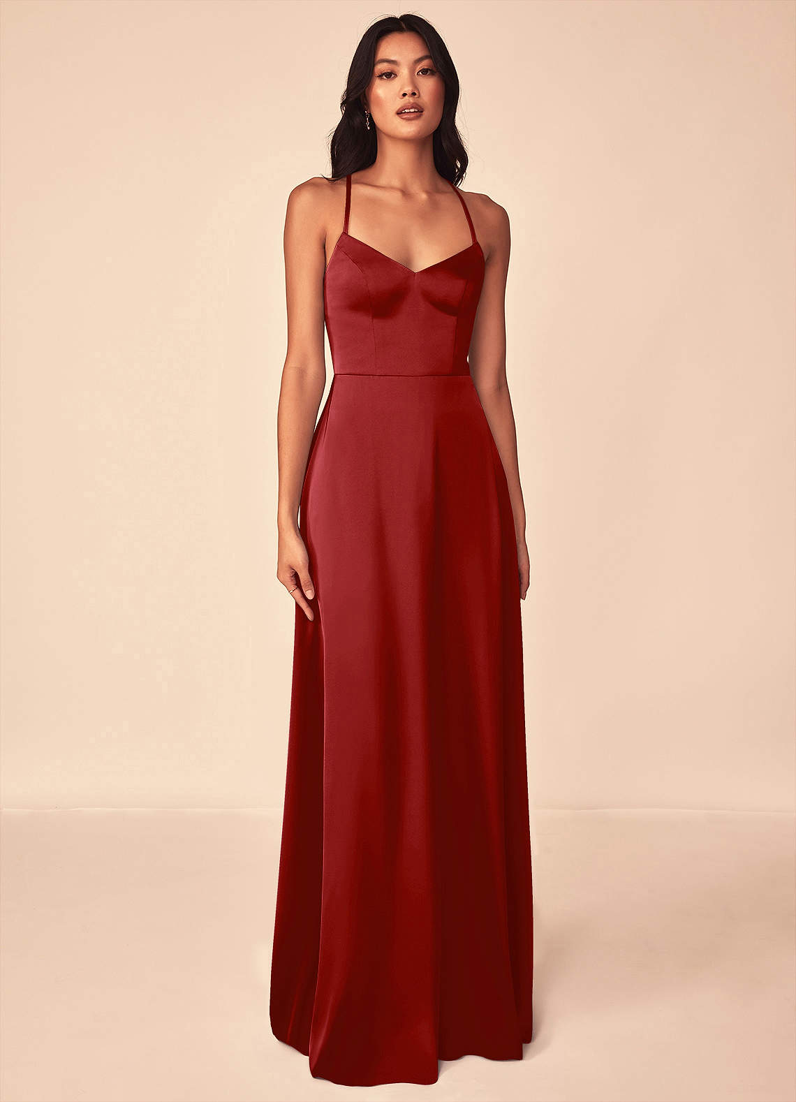 Mei Stretch Satin Dress-AZ99127343 - Final Sale
