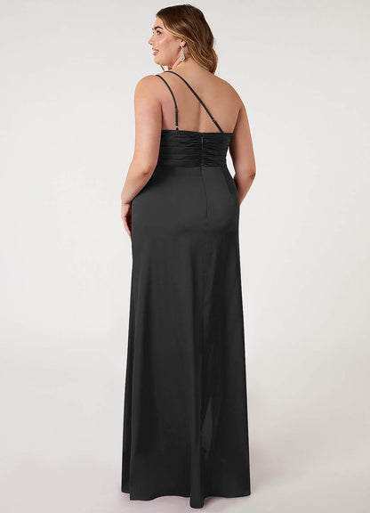 Eren Stretch Satin Dress-AZ5489564 - Final Sale