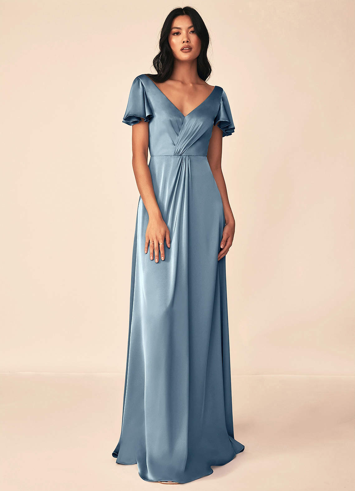 Soren Stretch Satin Dress-AZ5469680 - Final Sale