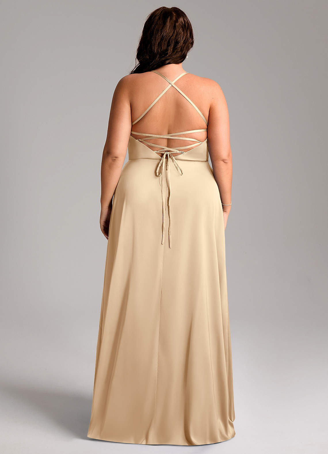 Mei Stretch Satin Dress-AZ62293662 - Final Sale