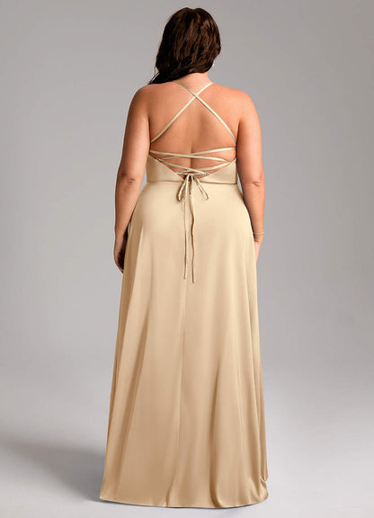 Mei Stretch Satin Dress-AZ62293662 - Final Sale