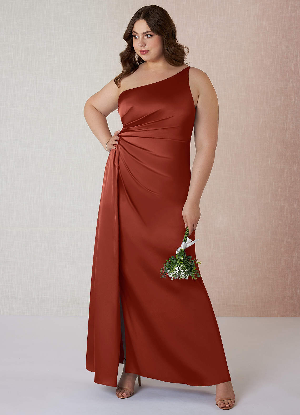 Mika Stretch Satin Dress-AZ4770184-final sale