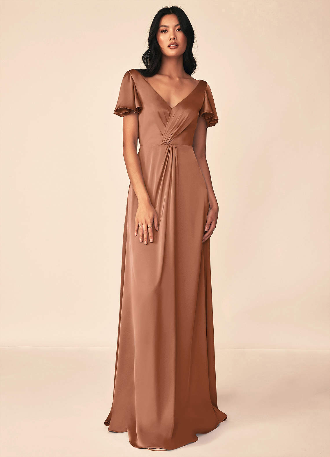 Soren Stretch Satin Dress-AZ5326957 - Final Sale