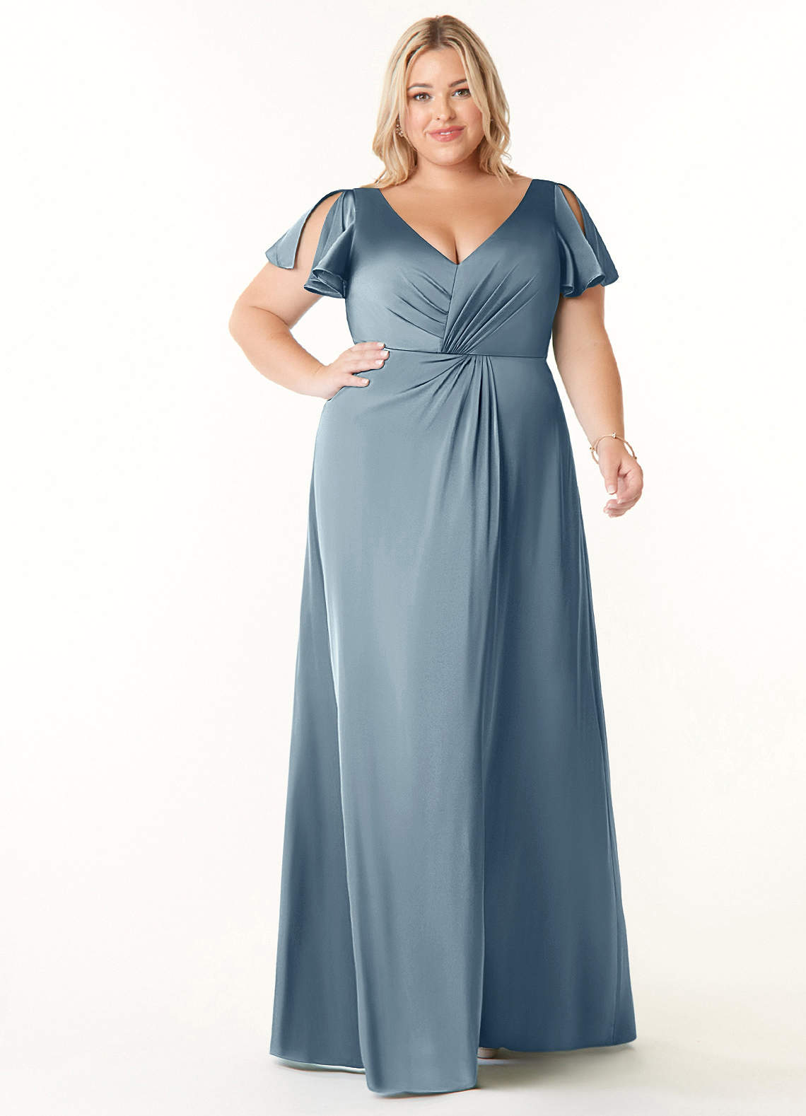 Soren Stretch Satin Dress-AZ5469680 - Final Sale