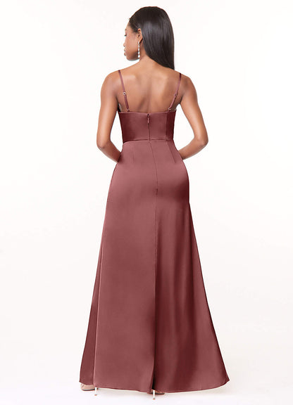 Maci Stretch Satin Dress-AZ5225653 - Final Sale