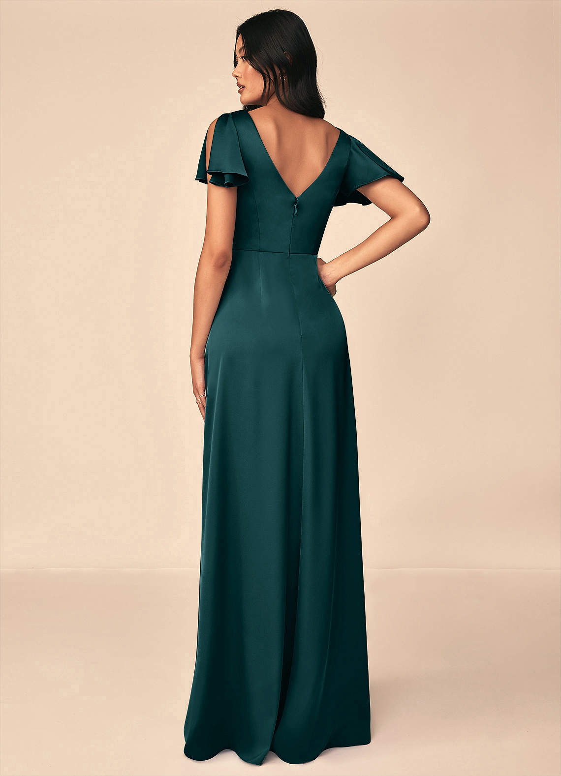 Soren Stretch Satin Dress-AZ5801168 - Final Sale