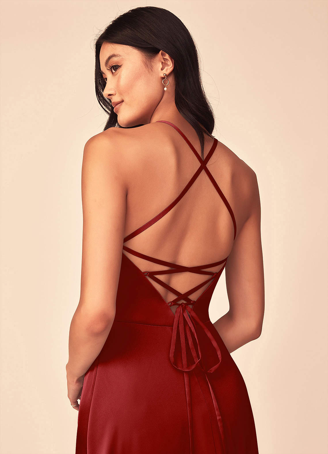 Mei Stretch Satin Dress-AZ99127343 - Final Sale