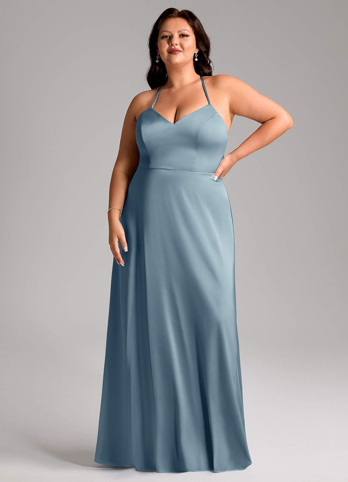 Mei Stretch Satin Dress-AZ5847826 - Final Sale
