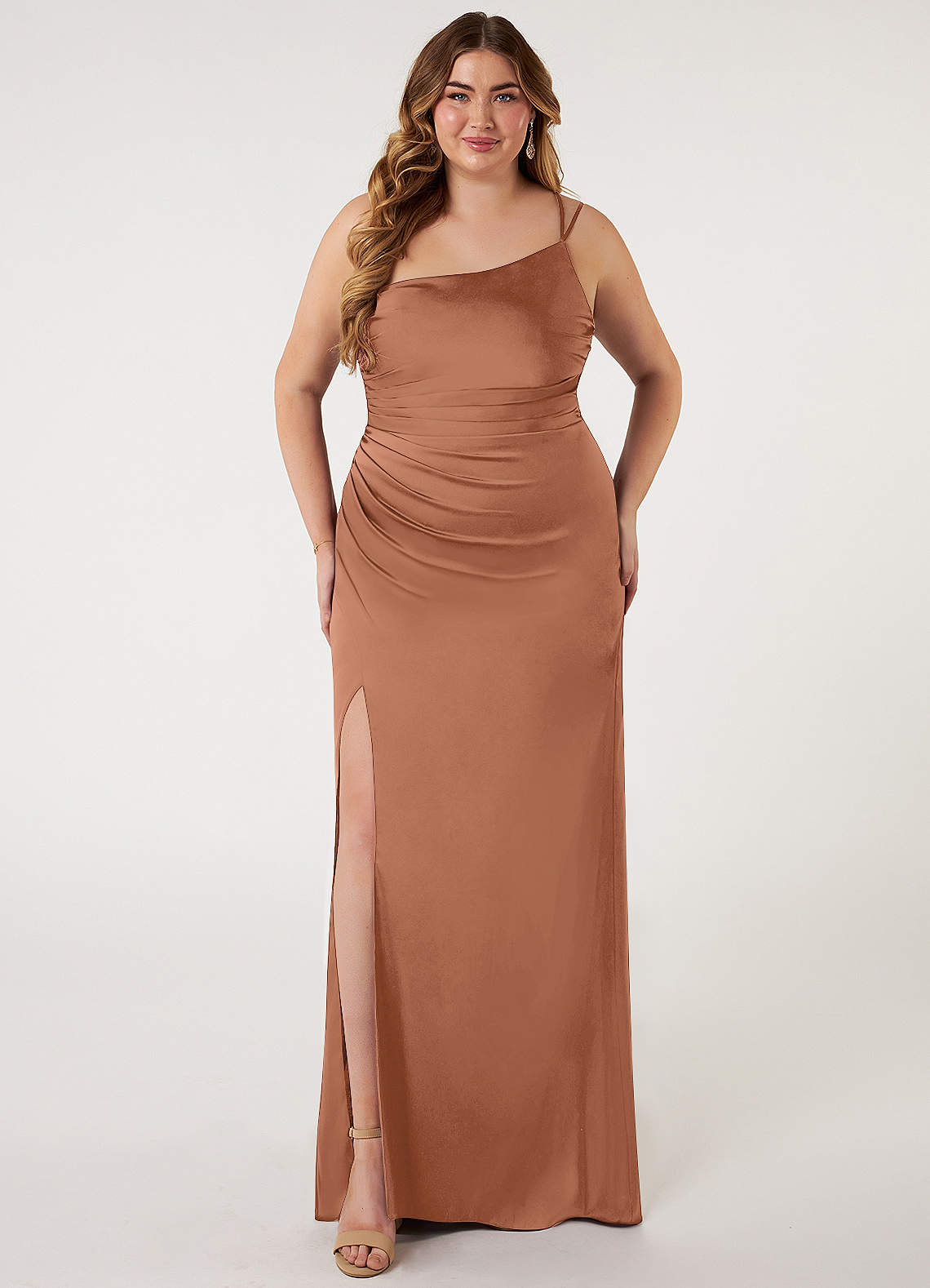 Eren Stretch Satin Dress-AZ5796411 - Final Sale