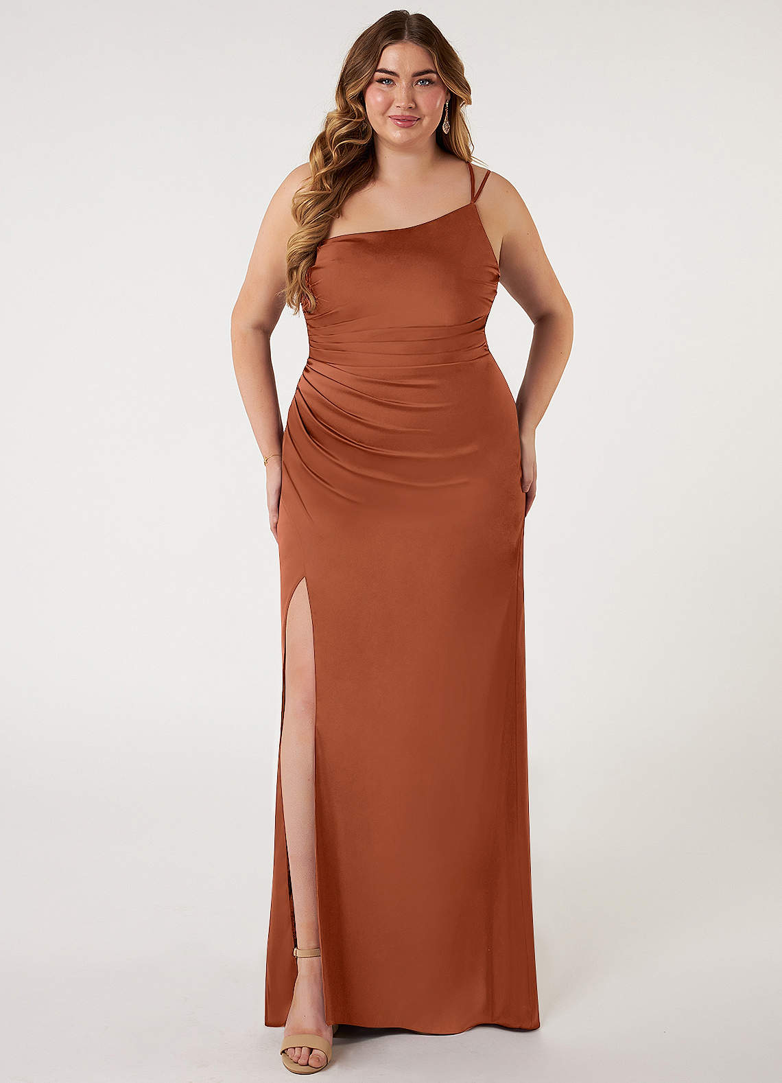 Eren Stretch Satin Dress-AZ6213146-final sale