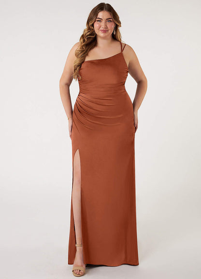 Eren Stretch Satin Dress-AZ6213146-final sale