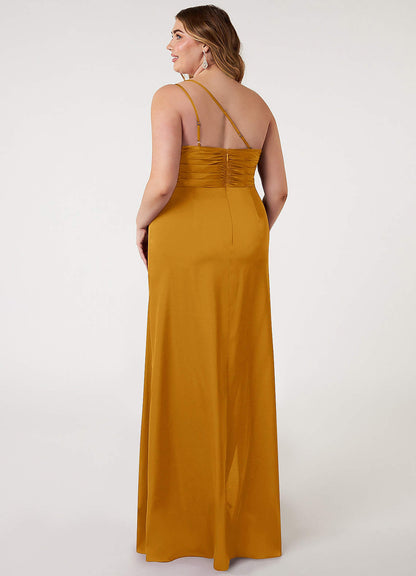 Eren Stretch Satin Dress-AZ5516168 - Final Sale