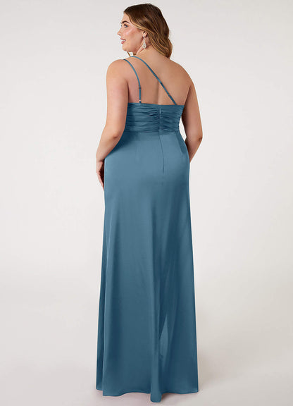 Eren Stretch Satin Dress-AZ5367930 - Final Sale