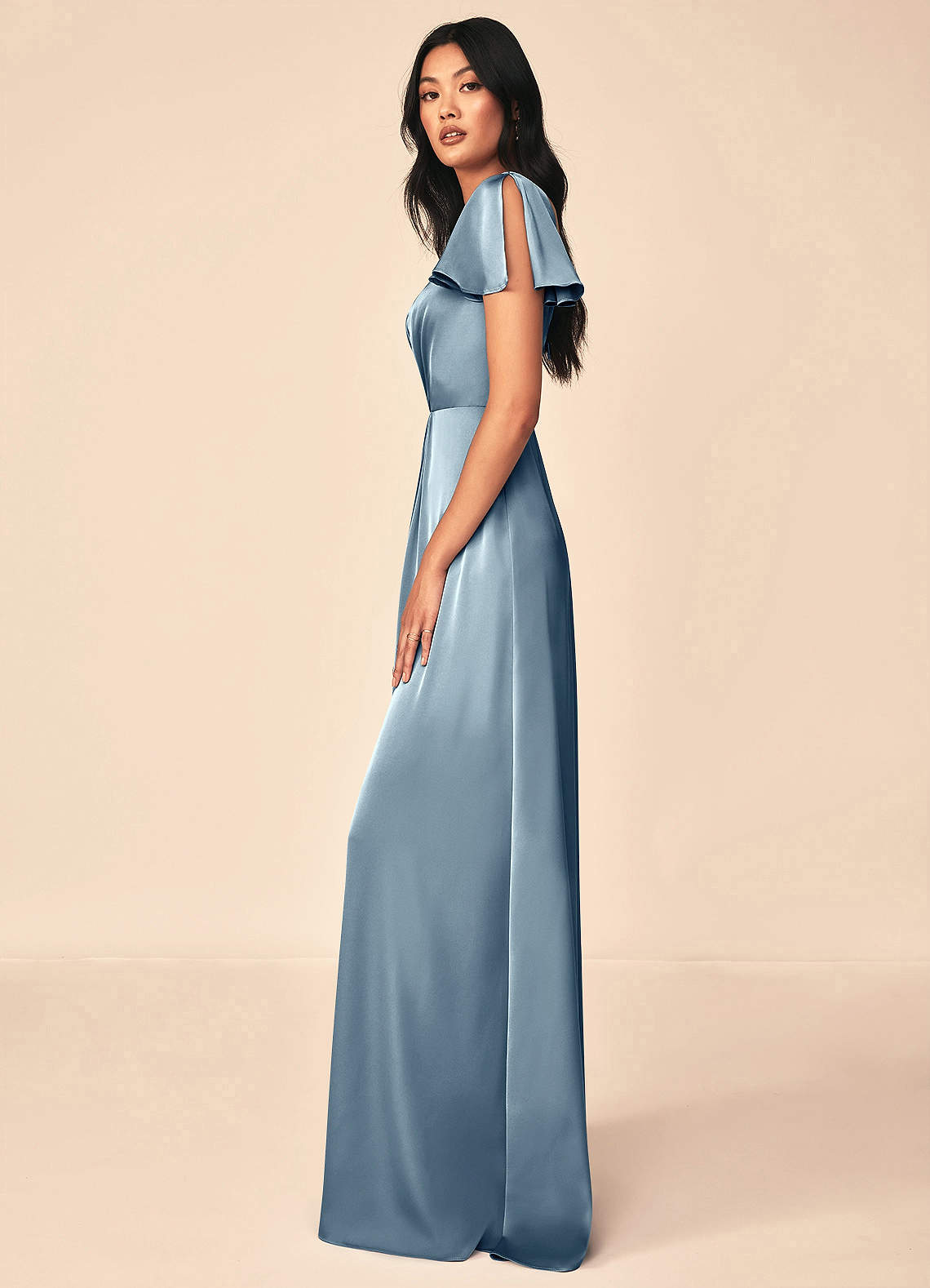 Soren Stretch Satin Dress-AZ5469680 - Final Sale