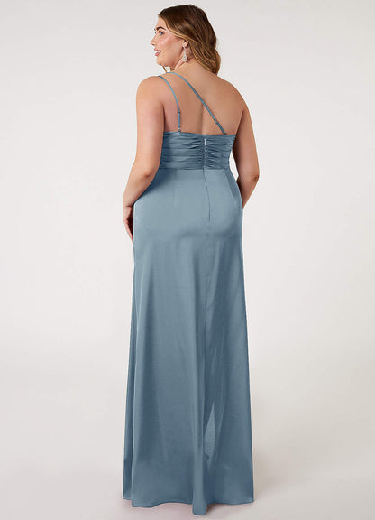 Eren Stretch Satin Dress-AZ6213182-final sale