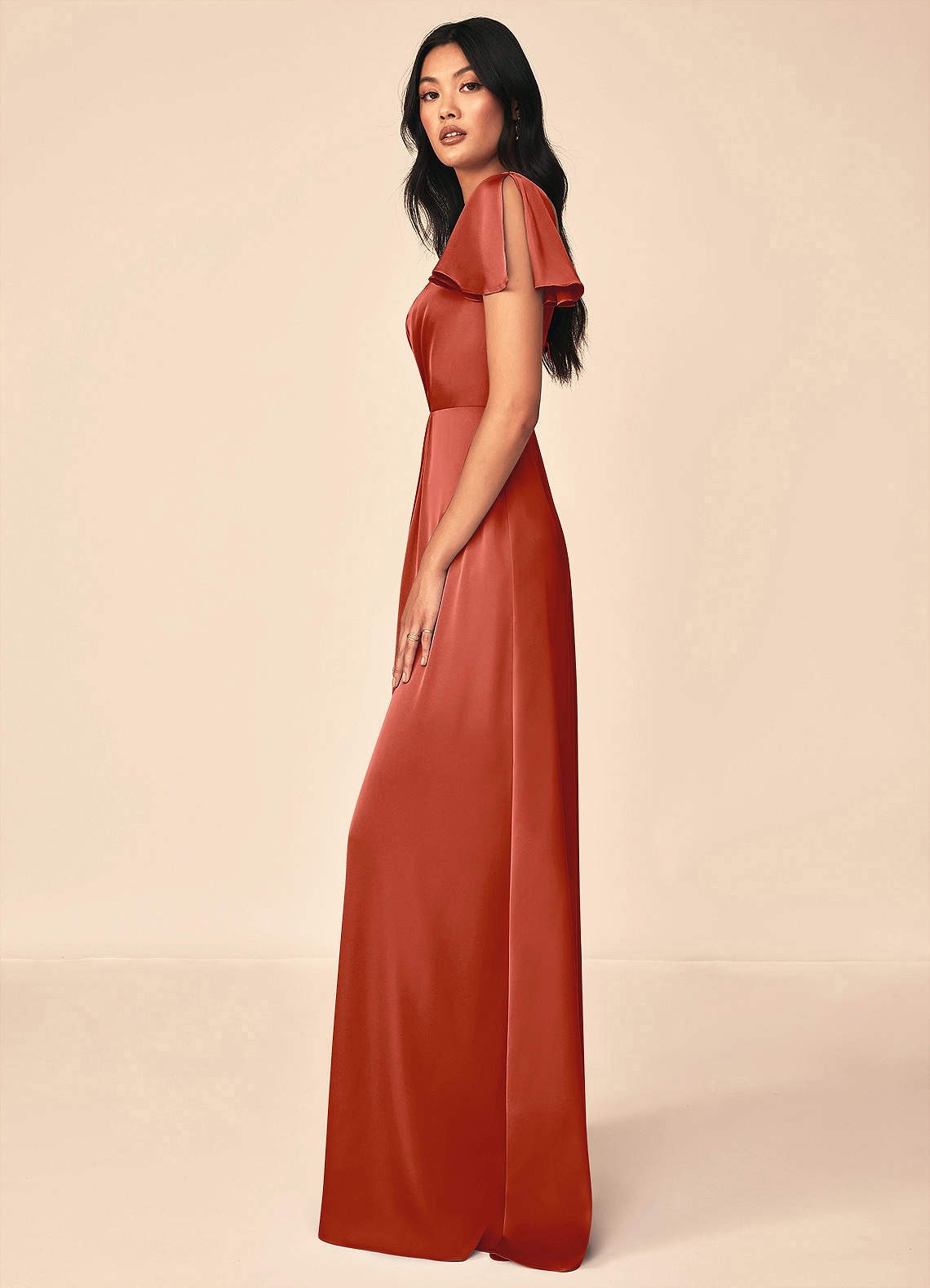 Soren Stretch Satin Dress-AZ5052350 - Final Sale