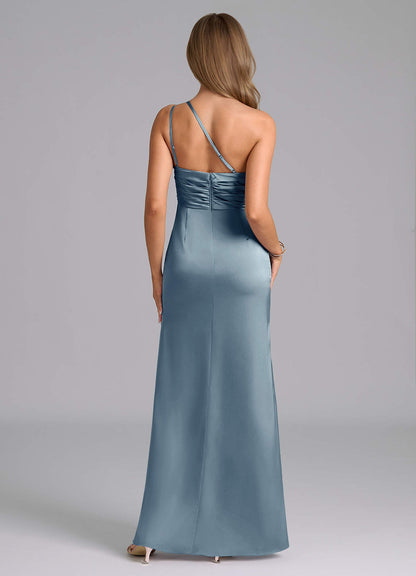 Eren Stretch Satin Dress-AZ6213182-final sale